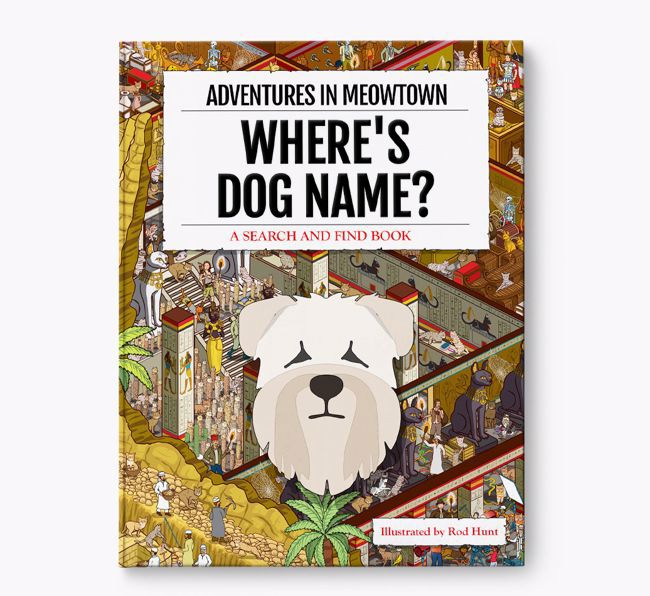 Personalised Soft Coated Wheaten Terrier Book: Where's Dog Name? Volume 2